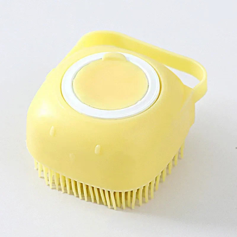 Pet Shower Brush Silicone Massage Scrubber - MyPetDollar.com