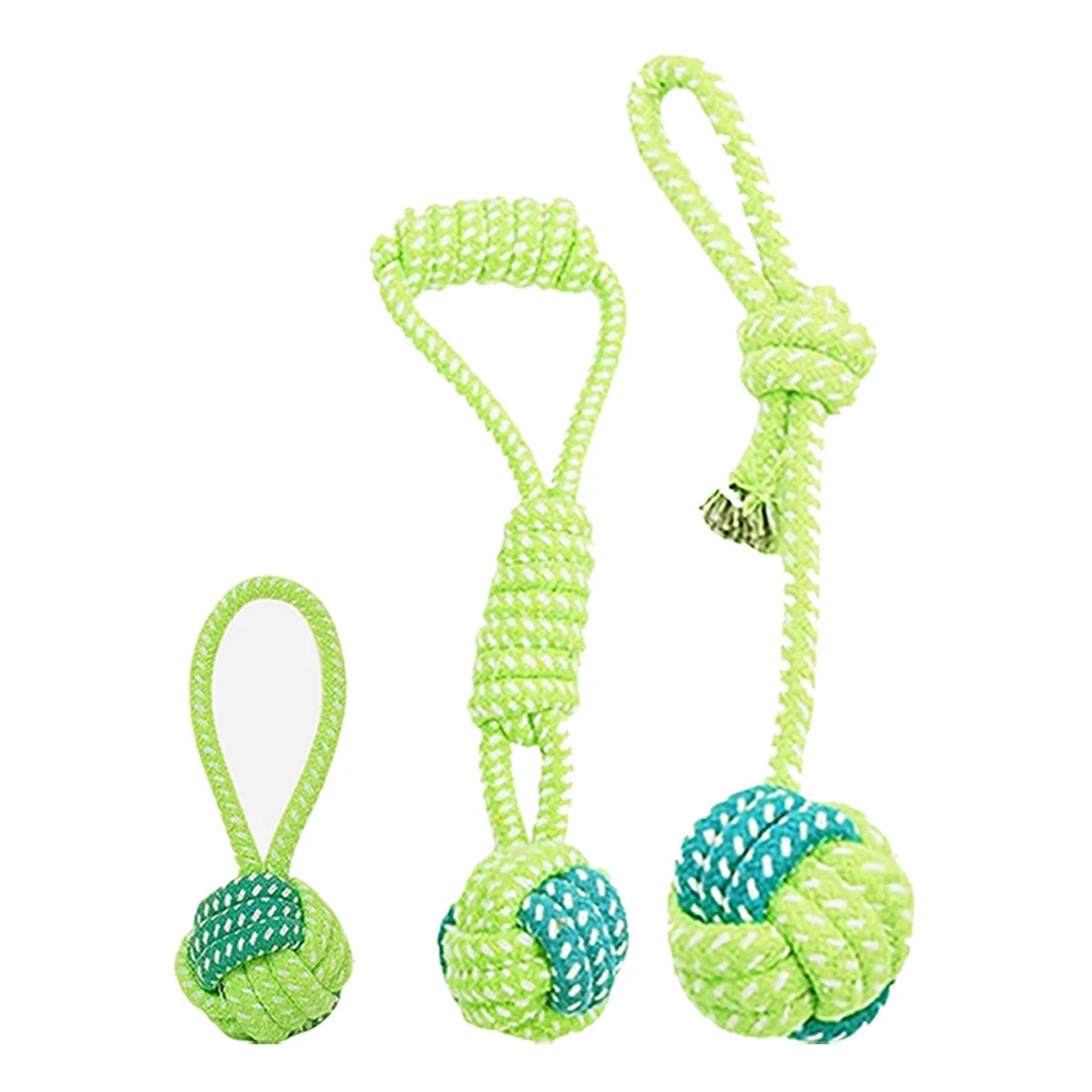 Heavy Duty Rope Plaything for Power Chewers Multi Texture Tug