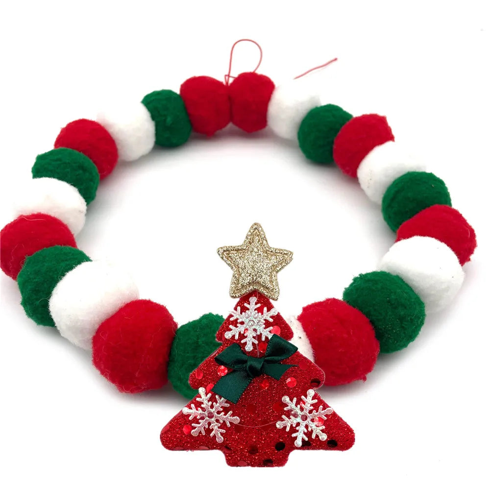 12pcs Christmas Pet Dog Bow Tie Hair Ball - MyPetDollar.com