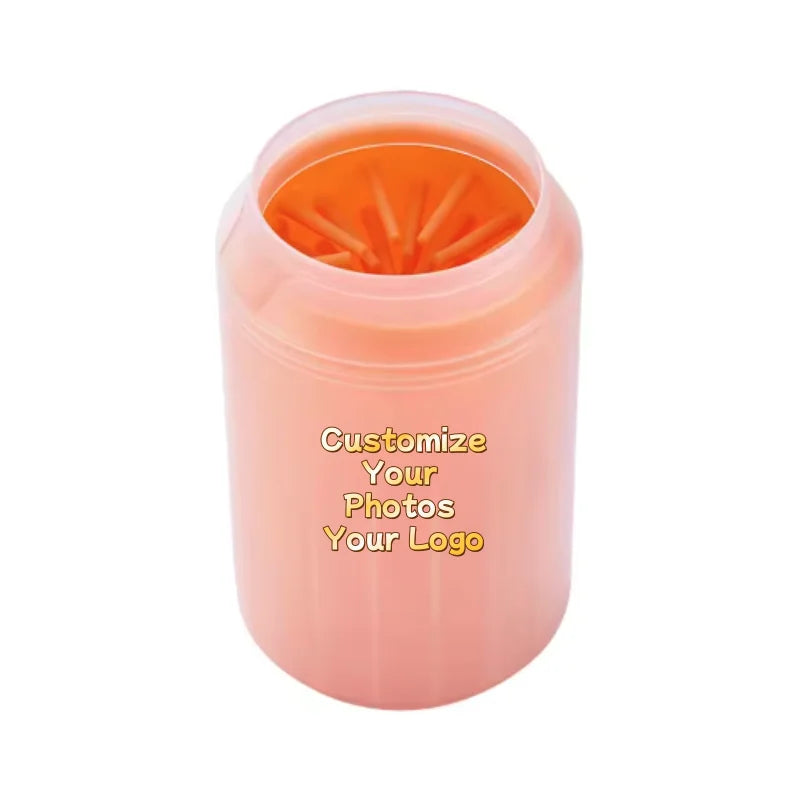 Custom Pet Paw Cleaner Soft Silicone Foot - MyPetDollar.com