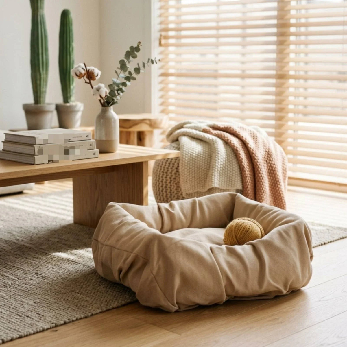 Washable Pet Cushion Cover Thick Dog Bed - MyPetDollar.com