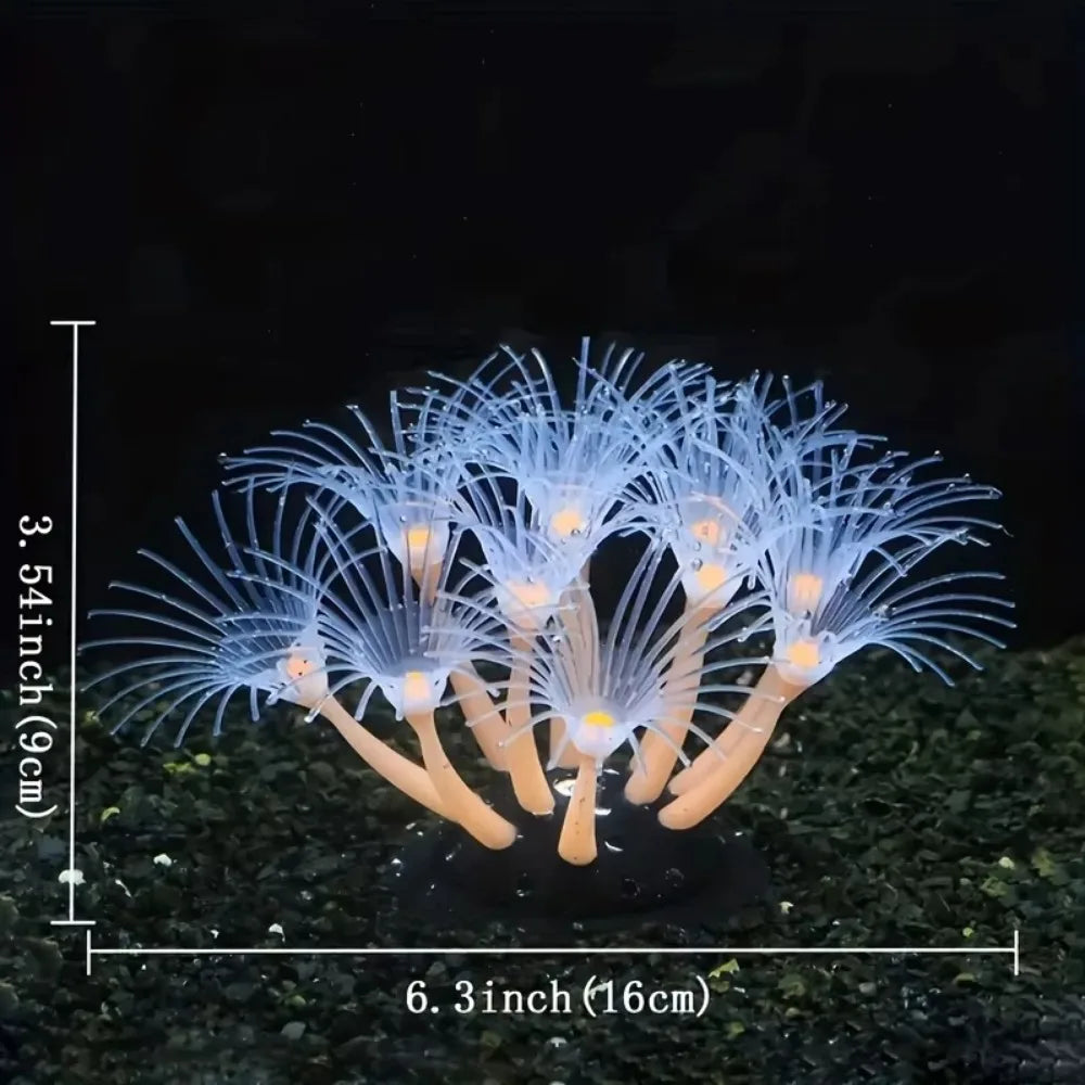 New Simulation Silicone Coral Fish Tank - MyPetDollar.com