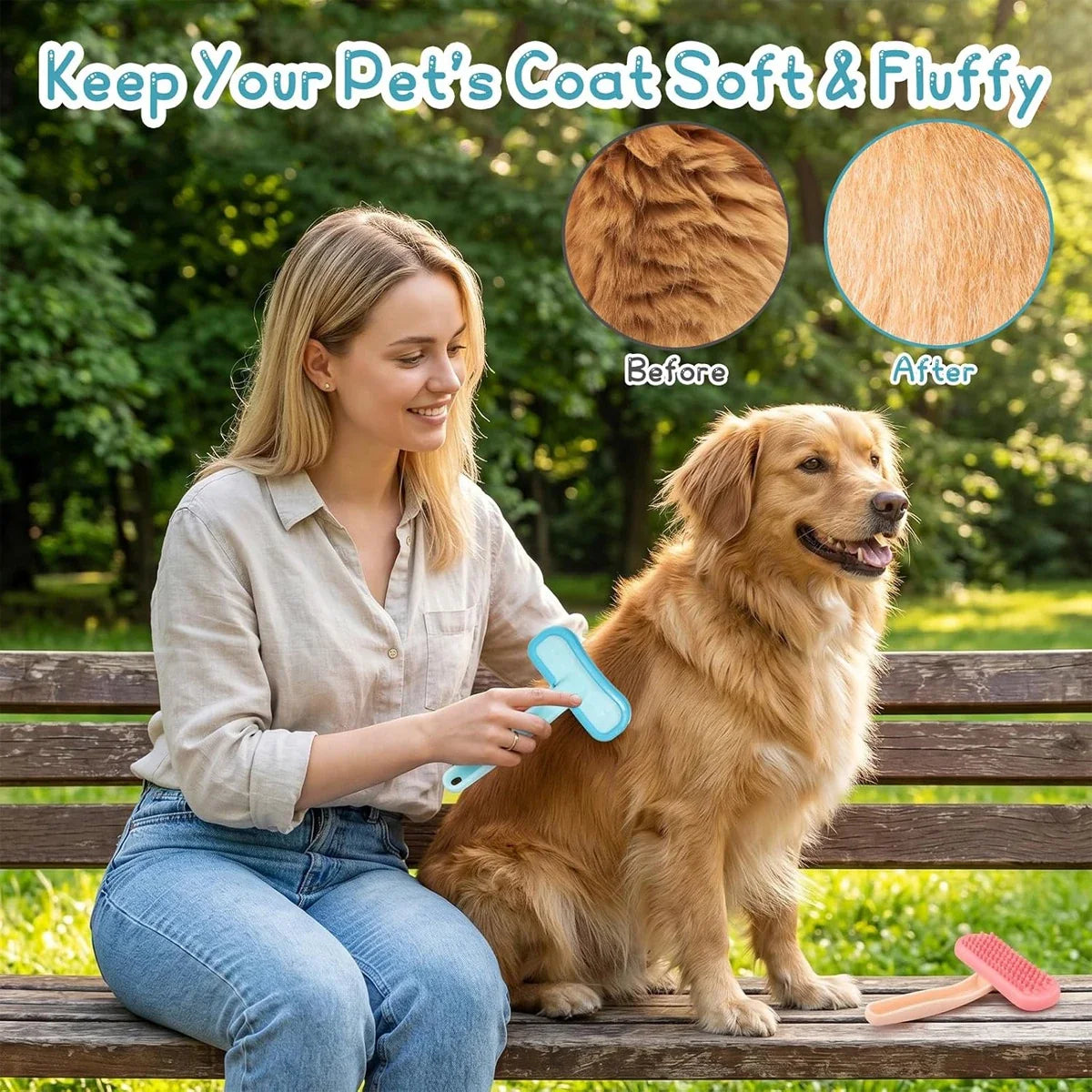 Silicone Comb Grooming Brush Guinea Pigs - MyPetDollar.com