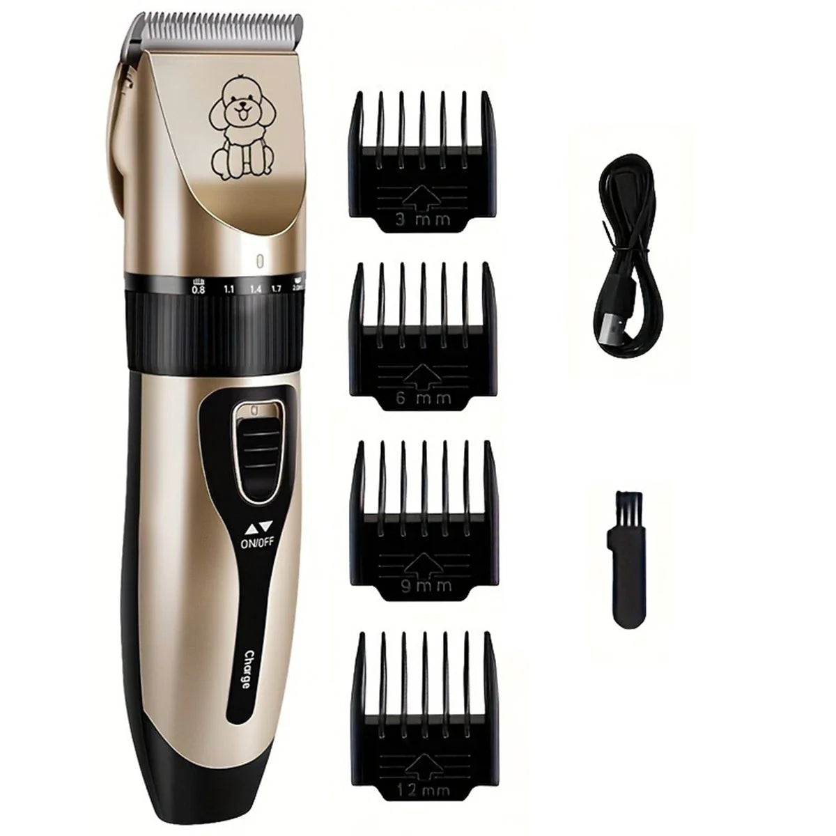 USB Rechargeable Electric Pet Grooming Kit