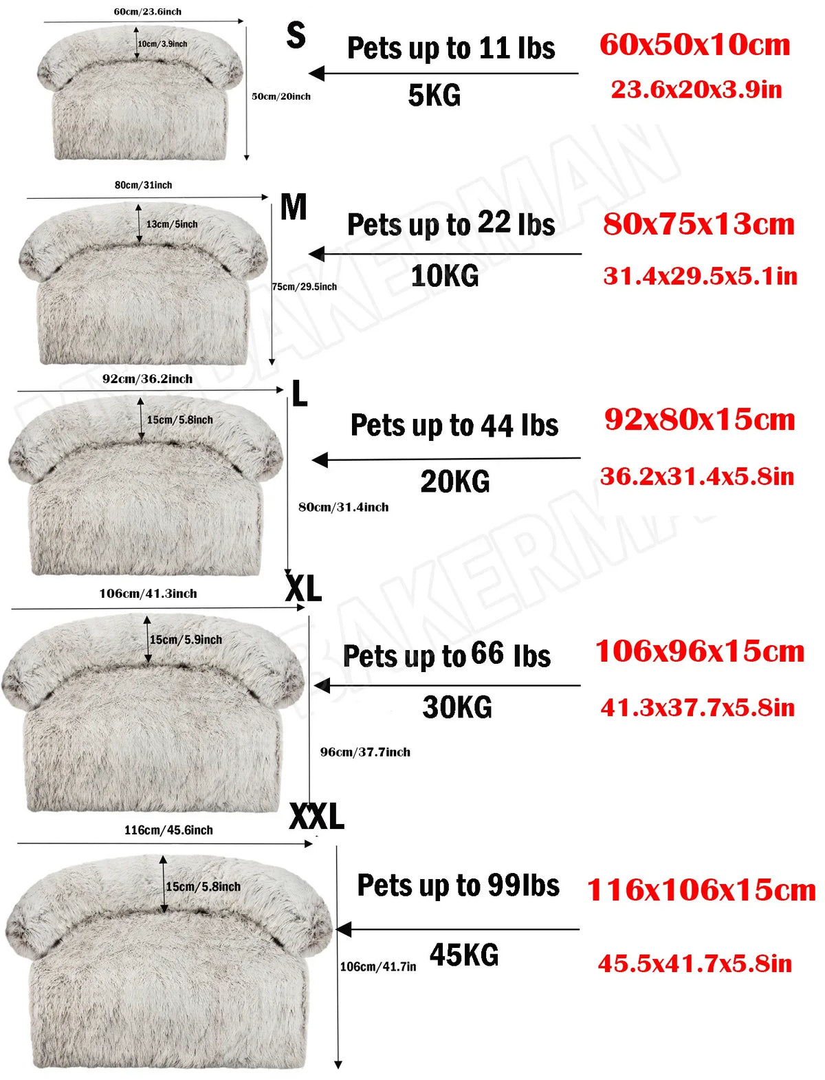 Round Dog Mattress Dog Pillow Anti-Slip Dog - MyPetDollar.com