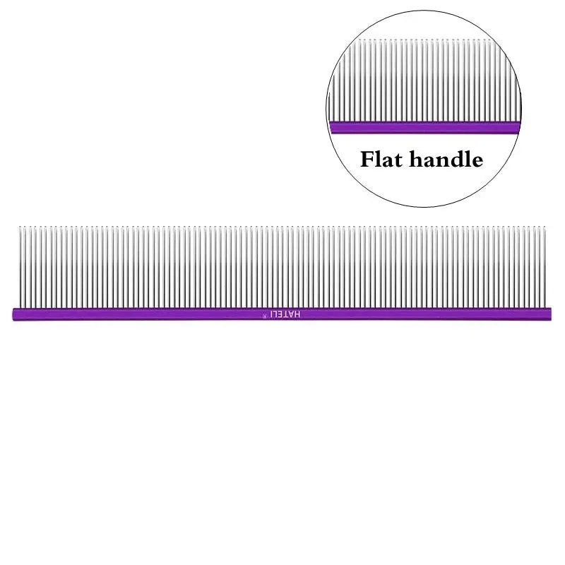 0.1cm Dense Toothed Pet Comb Light