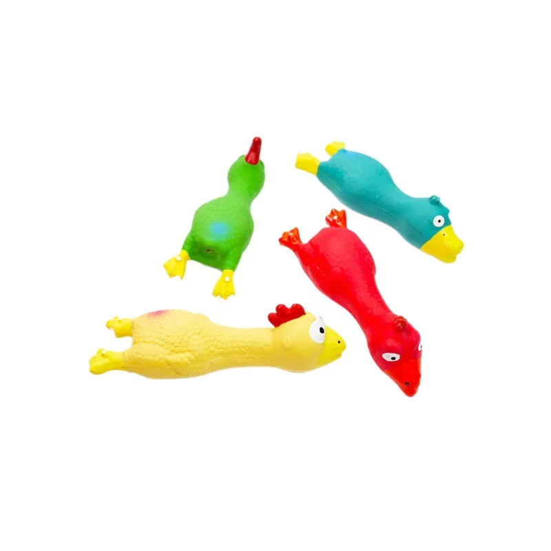 Pet Squeaky Chicken Toy - Funny Sound-Making - MyPetDollar.com