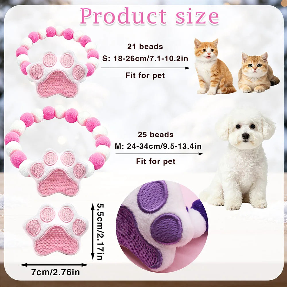 30/50/100PCS Handmade Dog Collars Plush - MyPetDollar.com