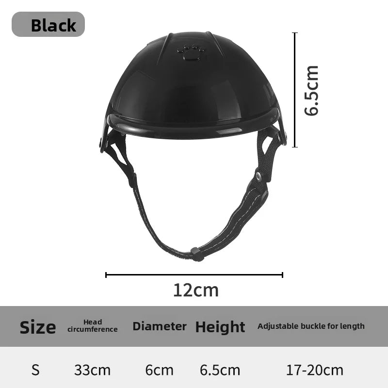 Pet Helmet Pink Dog & Cat Motorcycle Sports Outdoor – 4 Colors