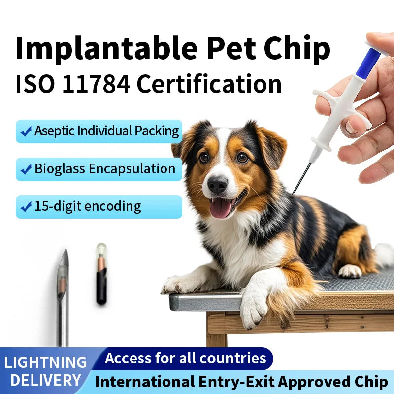 200pcs 1.25x7 syring with microchip for - MyPetDollar.com