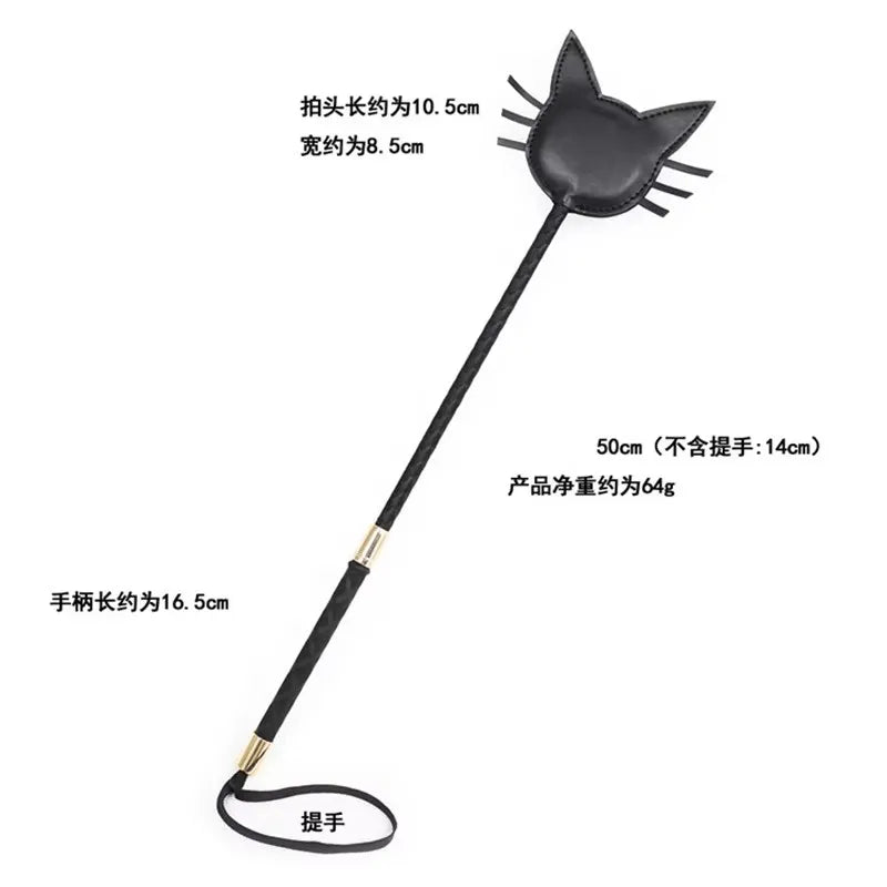 PU Leather Pat Paddle,Cat Shape Cosplay - MyPetDollar.com