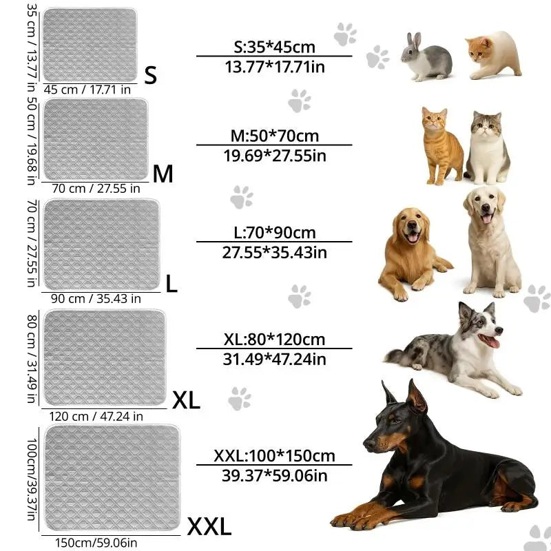 Pet Summer Cooling Mat Breathable Washable - MyPetDollar.com