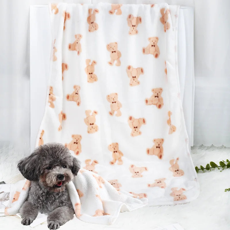 Pet Blanket Ultra-soft Fluffy Printed Mat - MyPetDollar.com