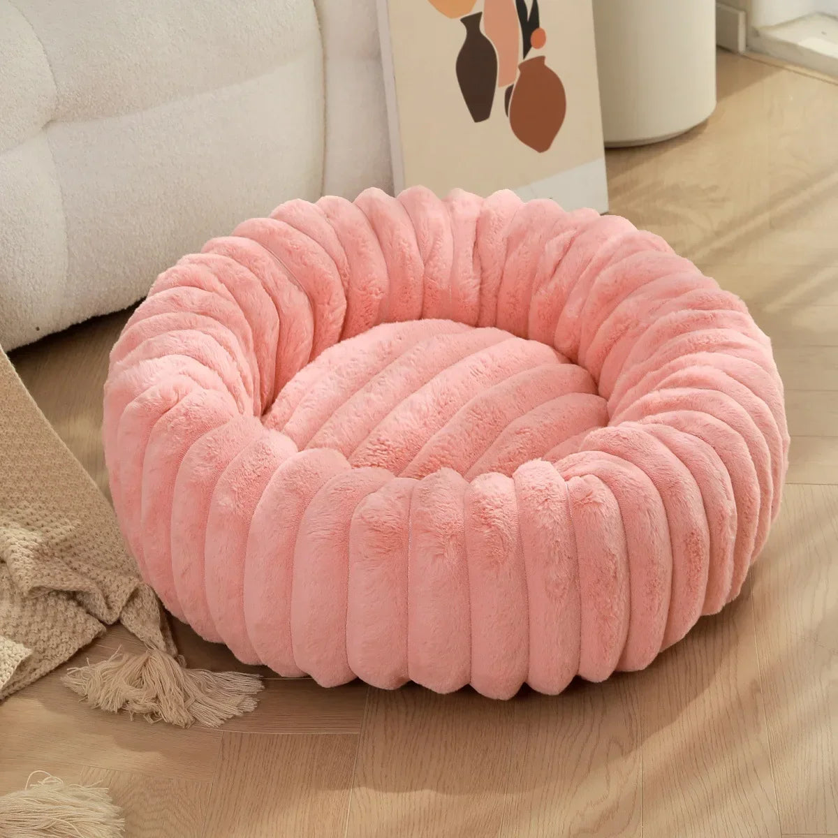 Round Bed for Dog Bed Mats Super Soft Cat - MyPetDollar.com