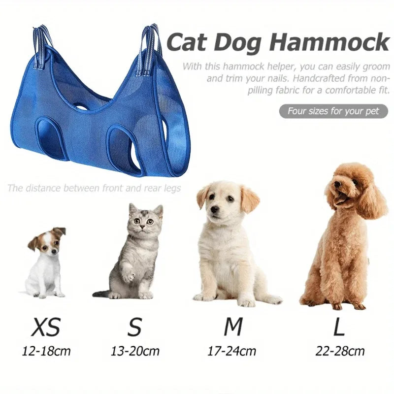 Pet Grooming Hammock Reinforced Grommets - MyPetDollar.com