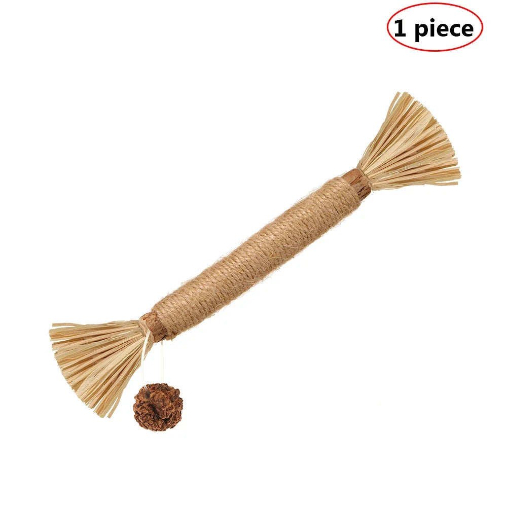 Natural Matatabi Cat Snacks Sticks Cleaning Tooth Catnip