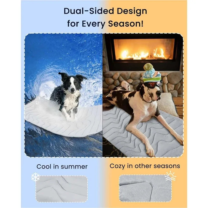 Pet Cooling Ice Mat Portable Waterproof Dog - MyPetDollar.com