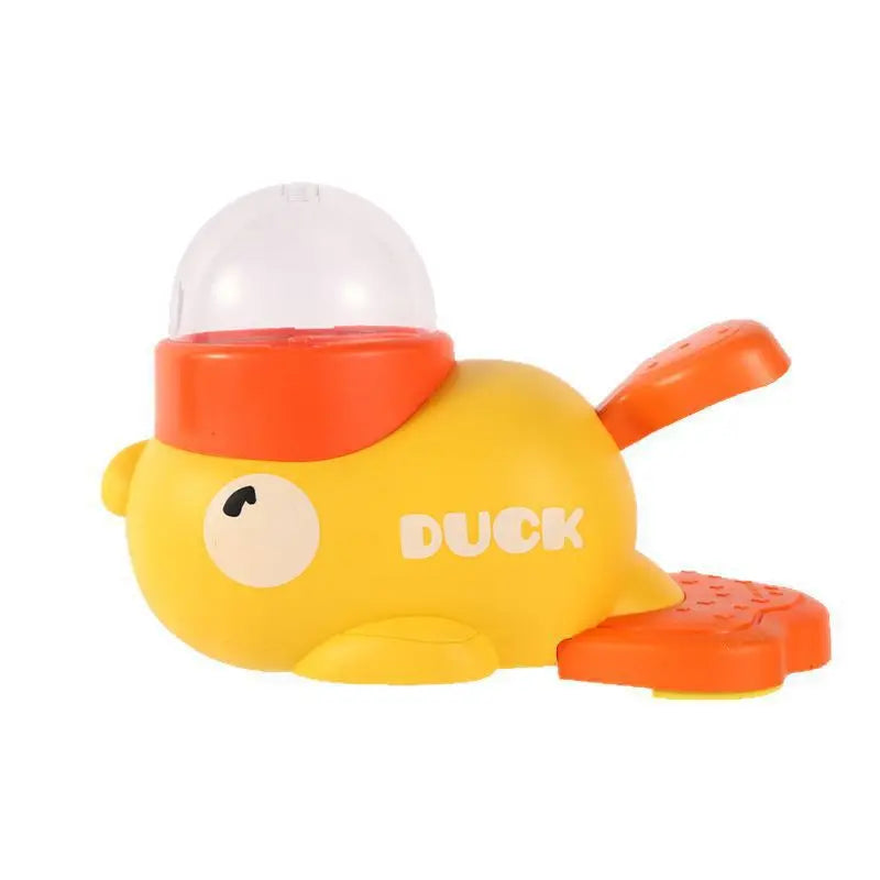 Cat & Dog Food Feeder Cartoon Duck Design Pet Snack Puzzle, Non-Slip