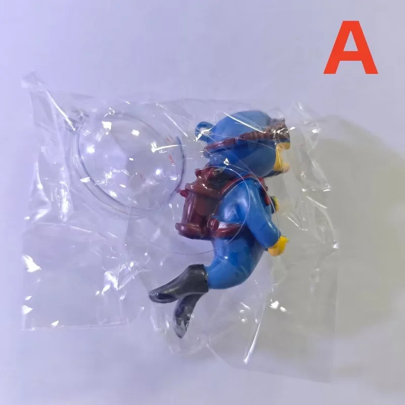 Floating Diver Fish Tank Ornament Cute PVC Suspended Figurine – 8 Colors