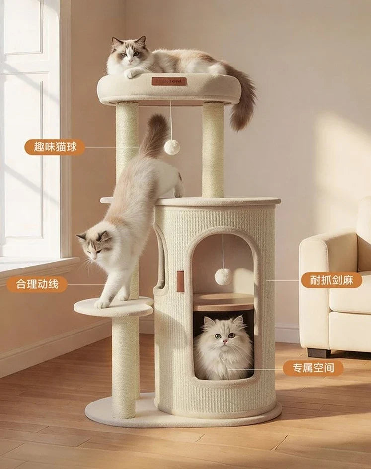 Space Saving Cat Climbing Frame Multi Layer - MyPetDollar.com