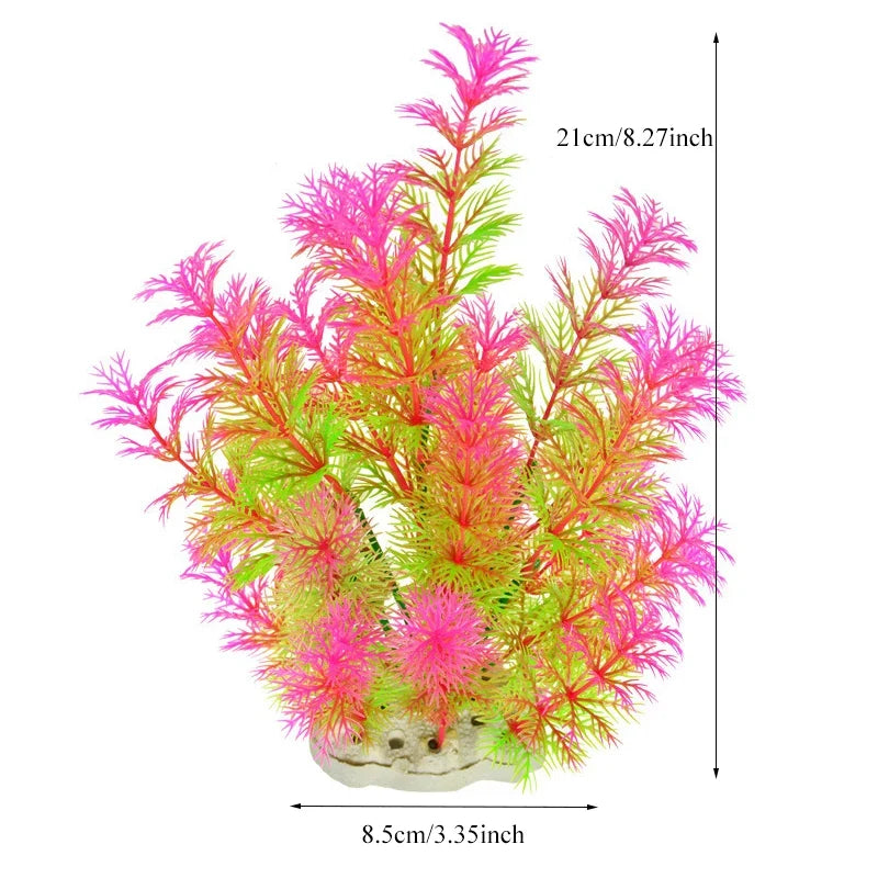 Artificial Aquarium Decor Plants – 50 Colors