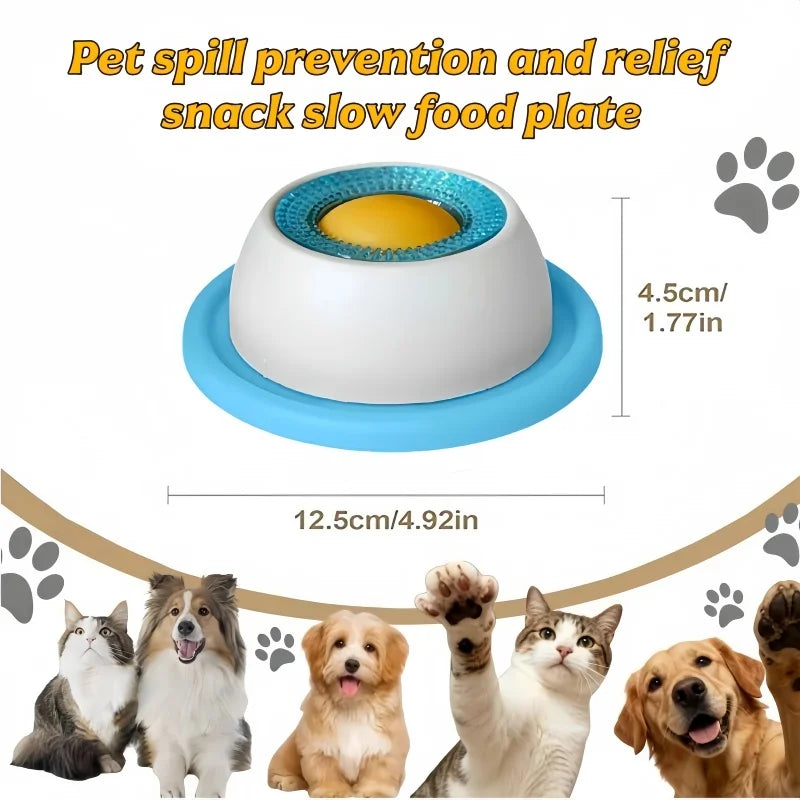 Dog/cat licking bowl, pet licking toy slow - MyPetDollar.com