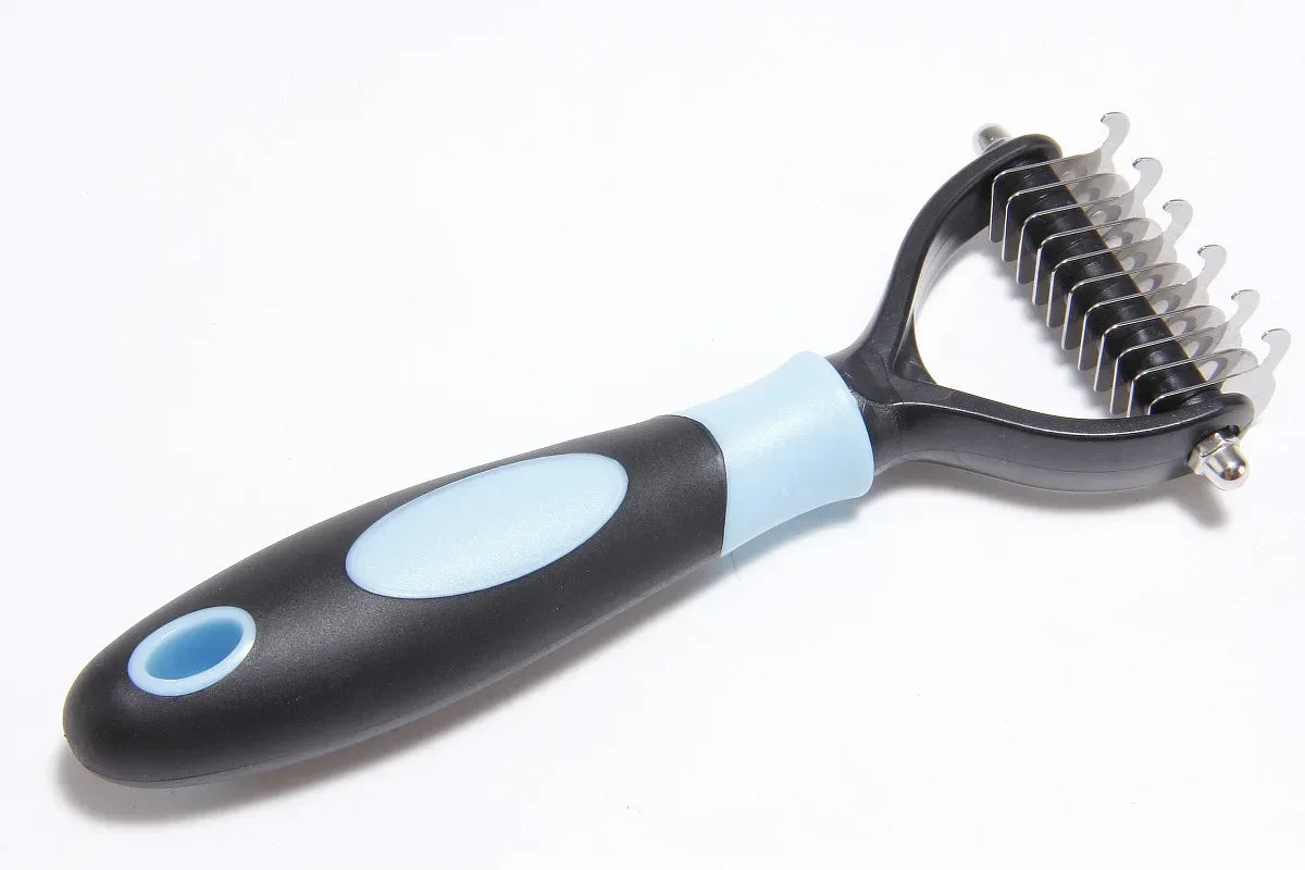 Professional Pet Deshedding Brush Dog & Cat Grooming Tool Hair