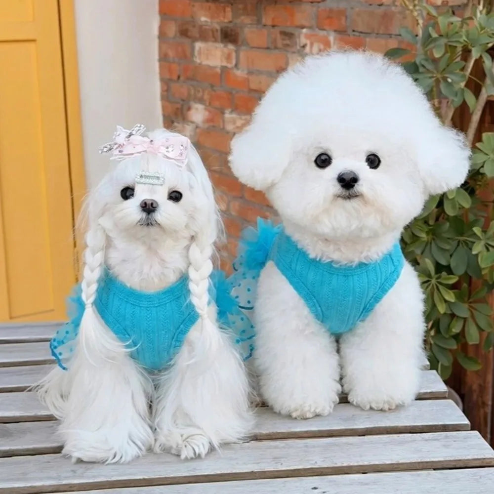 Cute Sleeveless Pet Dog Dress Thin & Soft - MyPetDollar.com