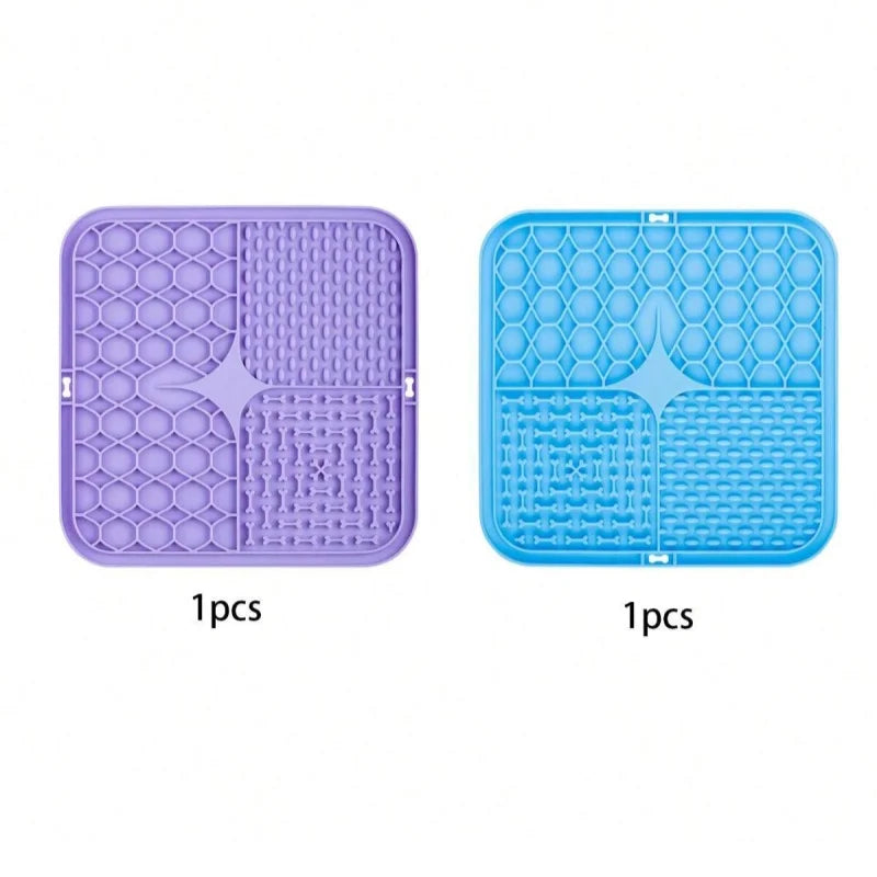 Dog Lick Mat Silicone Slow Feeder Mat with - MyPetDollar.com