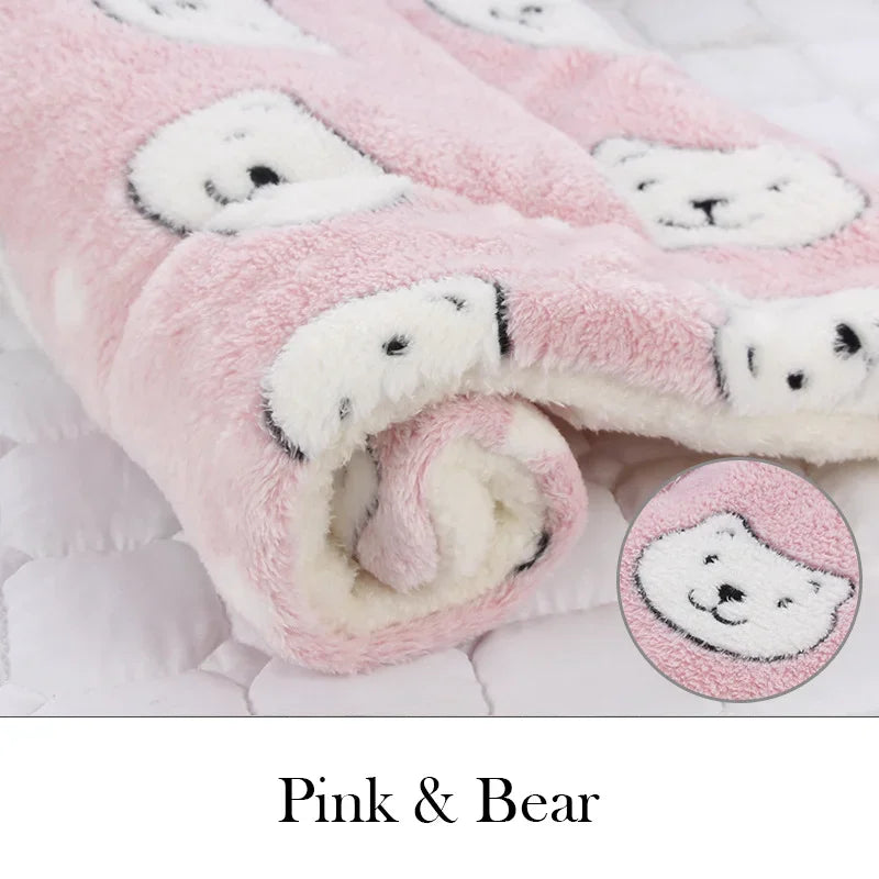 Pet Sleeping Mat Warm Dog Bed Soft Fleece - MyPetDollar.com