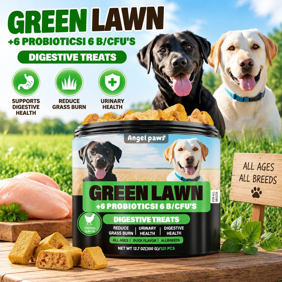 Dog Probiotic Treats 6 Billion CFU Digestive - MyPetDollar.com
