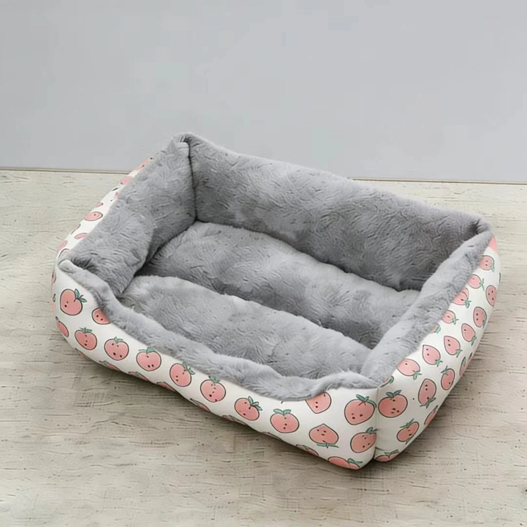 Soft Plush Dog Bed Washable, Warm Cat Nest - MyPetDollar.com