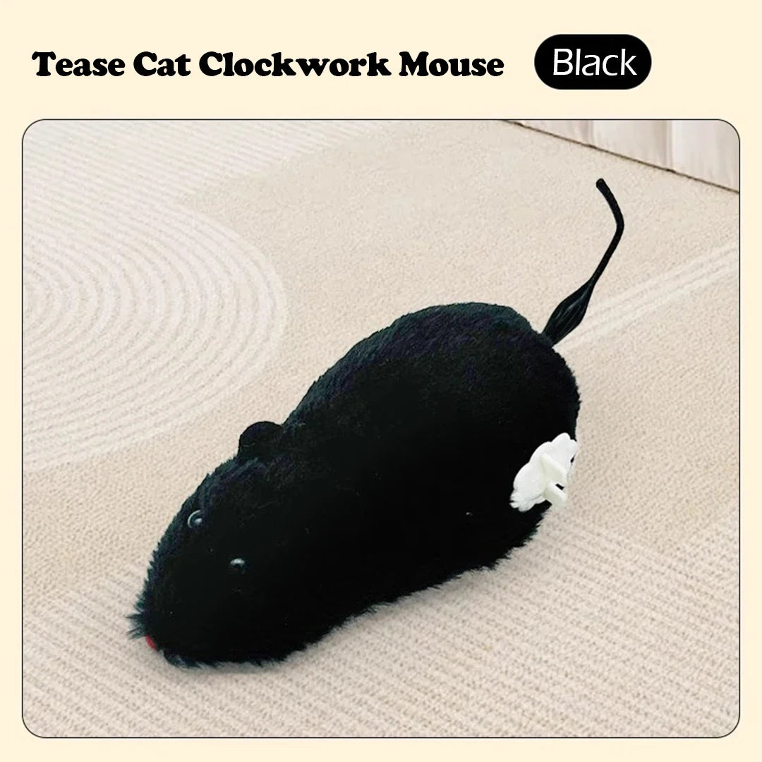 Interactive Cat Toys Clockwork Simulation Mouse No Batteries Durable