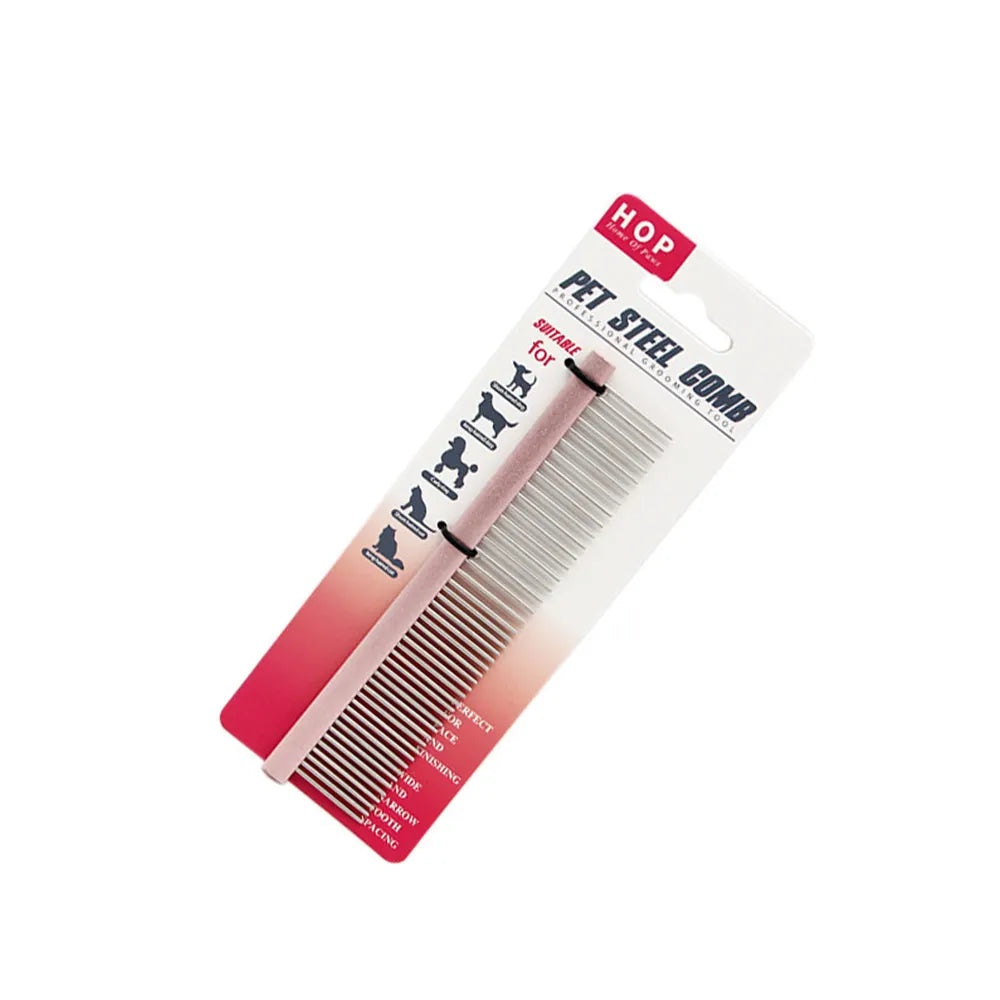 Pet Hair Removal Comb for Dog & Cat Detangler Fur Trimming