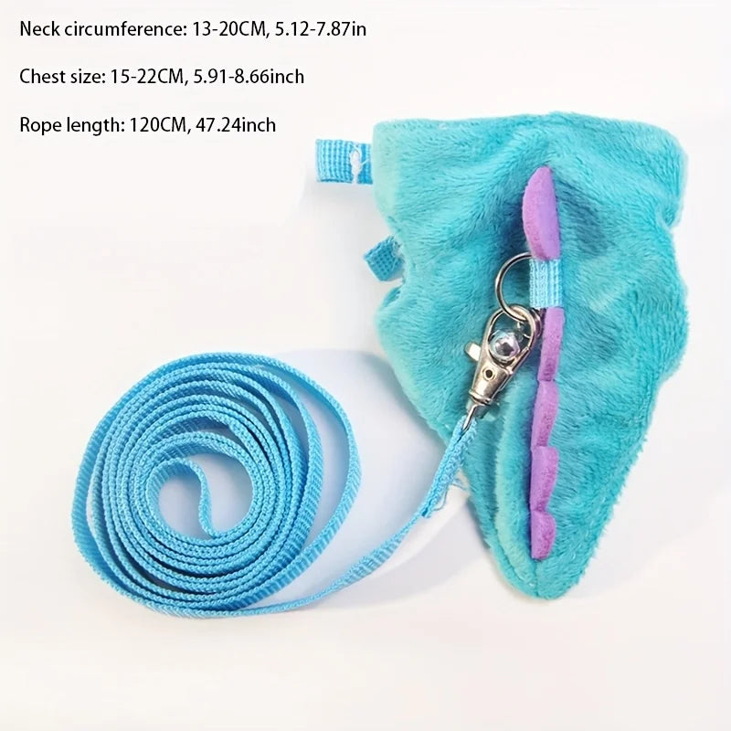 Adjustable Ferret Lead Rope Vest for Small Pets