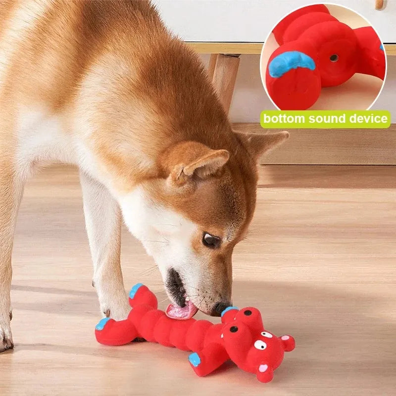 Dog Chew Toy Monkey Hippo Shaped Rubber Pet - MyPetDollar.com