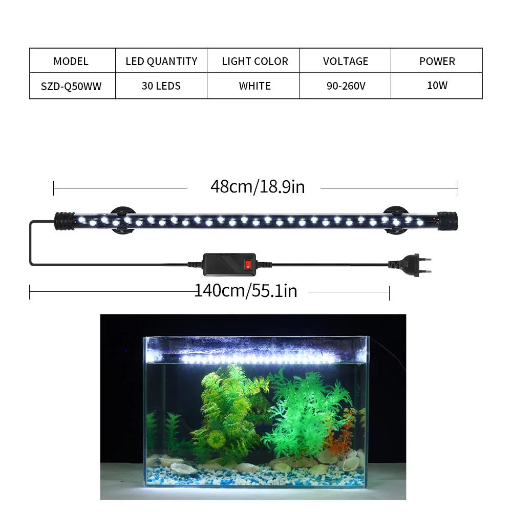 90-260V Aquarium Light LED Waterproof Fish - MyPetDollar.com