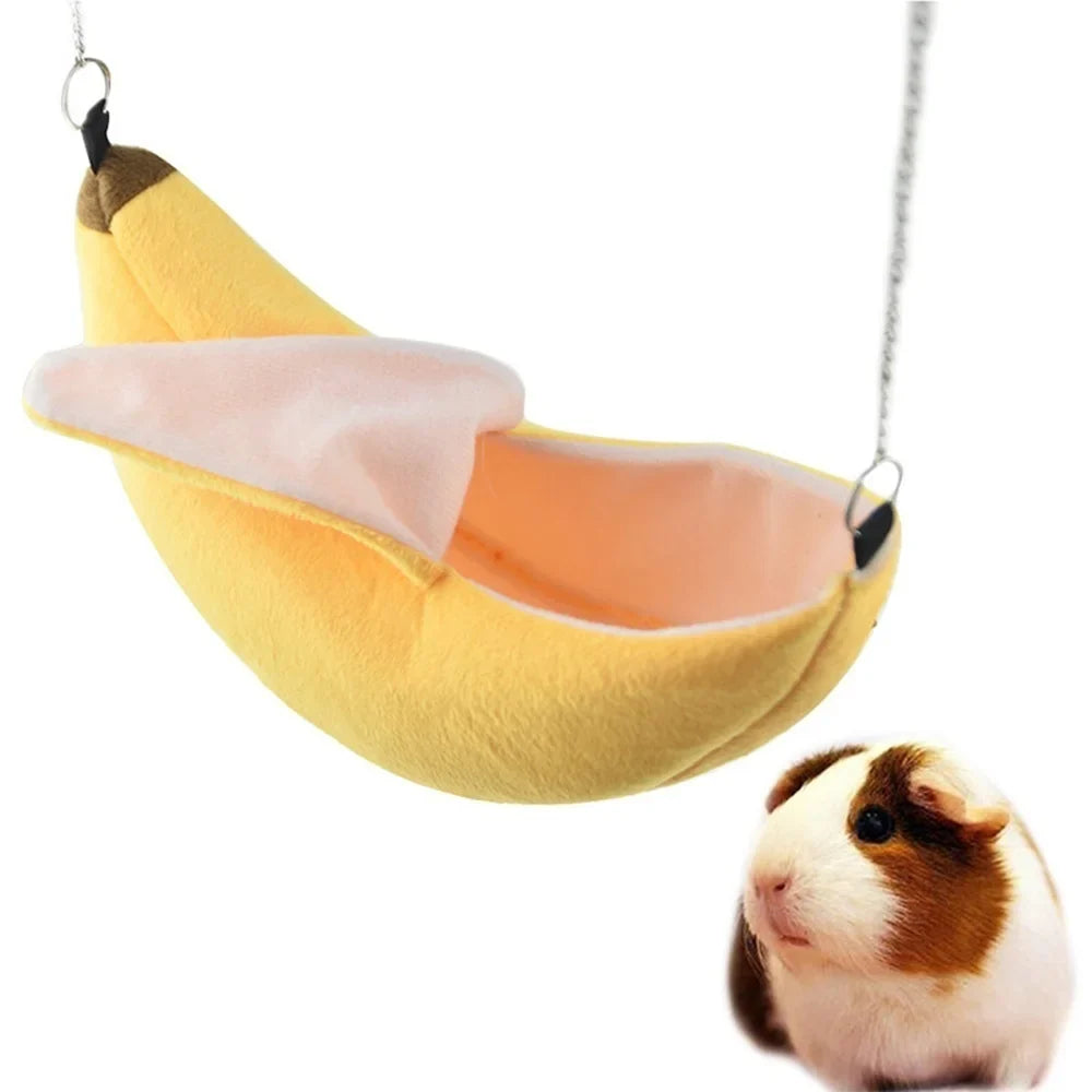 Animals Design Pet Banana Hamster Rat Hanging Bed