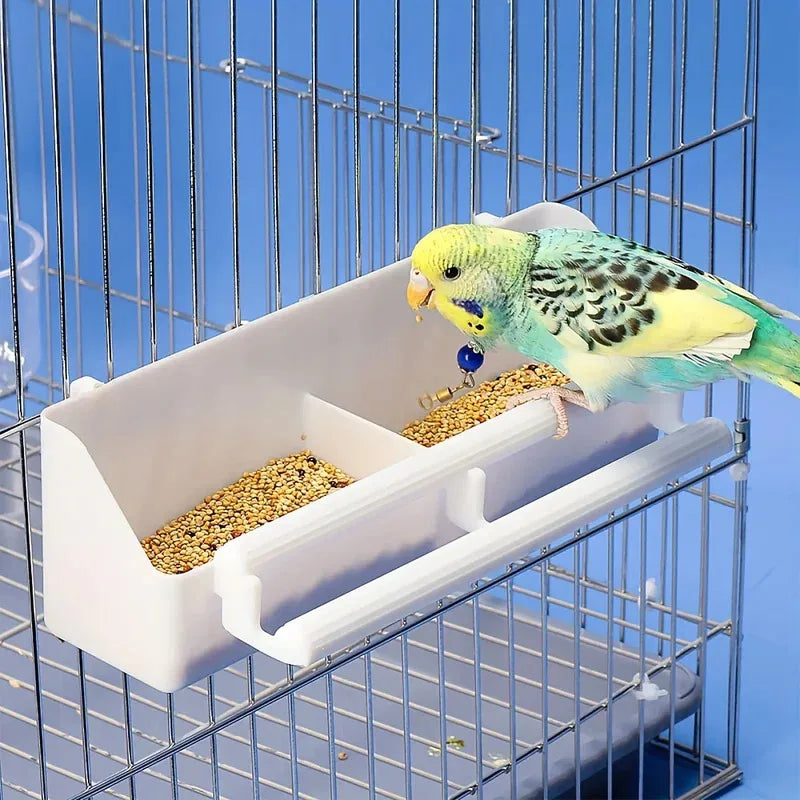 1 pc - Double grid stand bird feeding trough - MyPetDollar.com