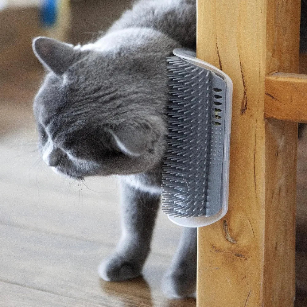 Cat Corner Scratcher Self Groomer with - MyPetDollar.com