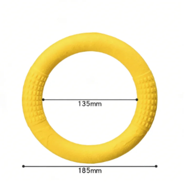 Dog Ring Toys Indestructible Chewing Flying Floating Training – 4 Colors