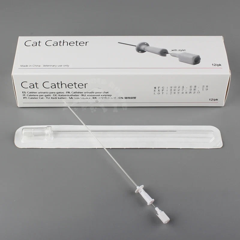 12pcs/48pcs/72pcs Cat Urinary Catheter With - MyPetDollar.com