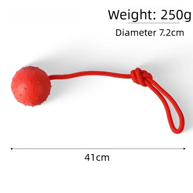 Ball on Rope Dog Toy – 9 Colors