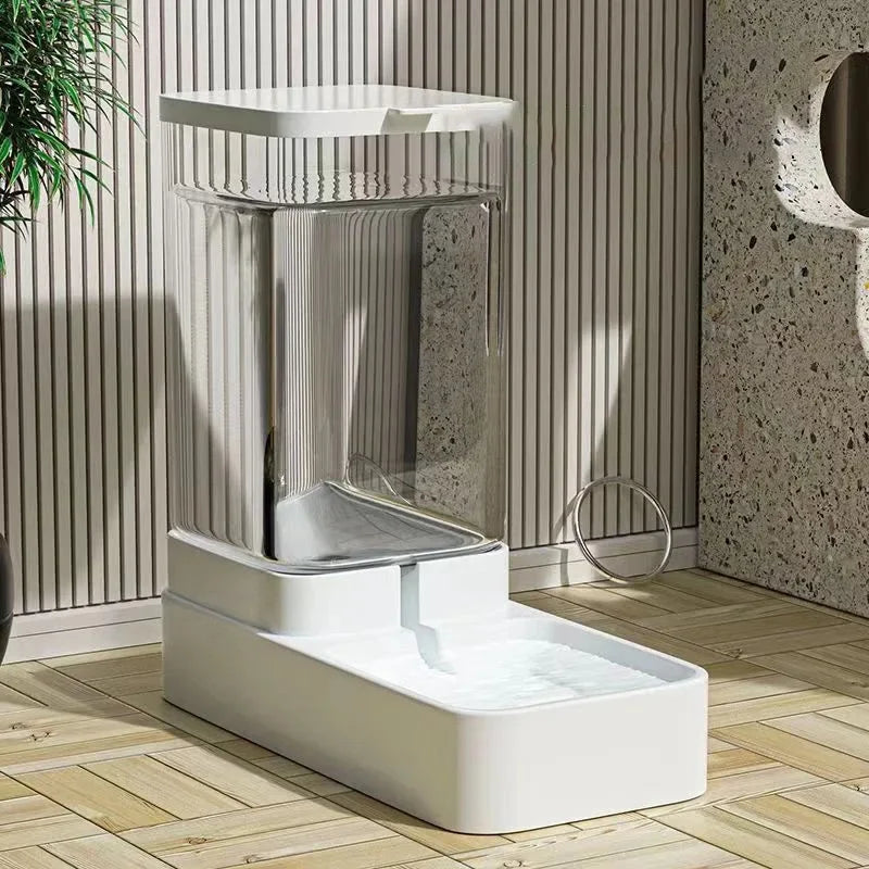 Dog Automatic Feeder Transparent Gravity Cat Water Bowl – Dog Supplies