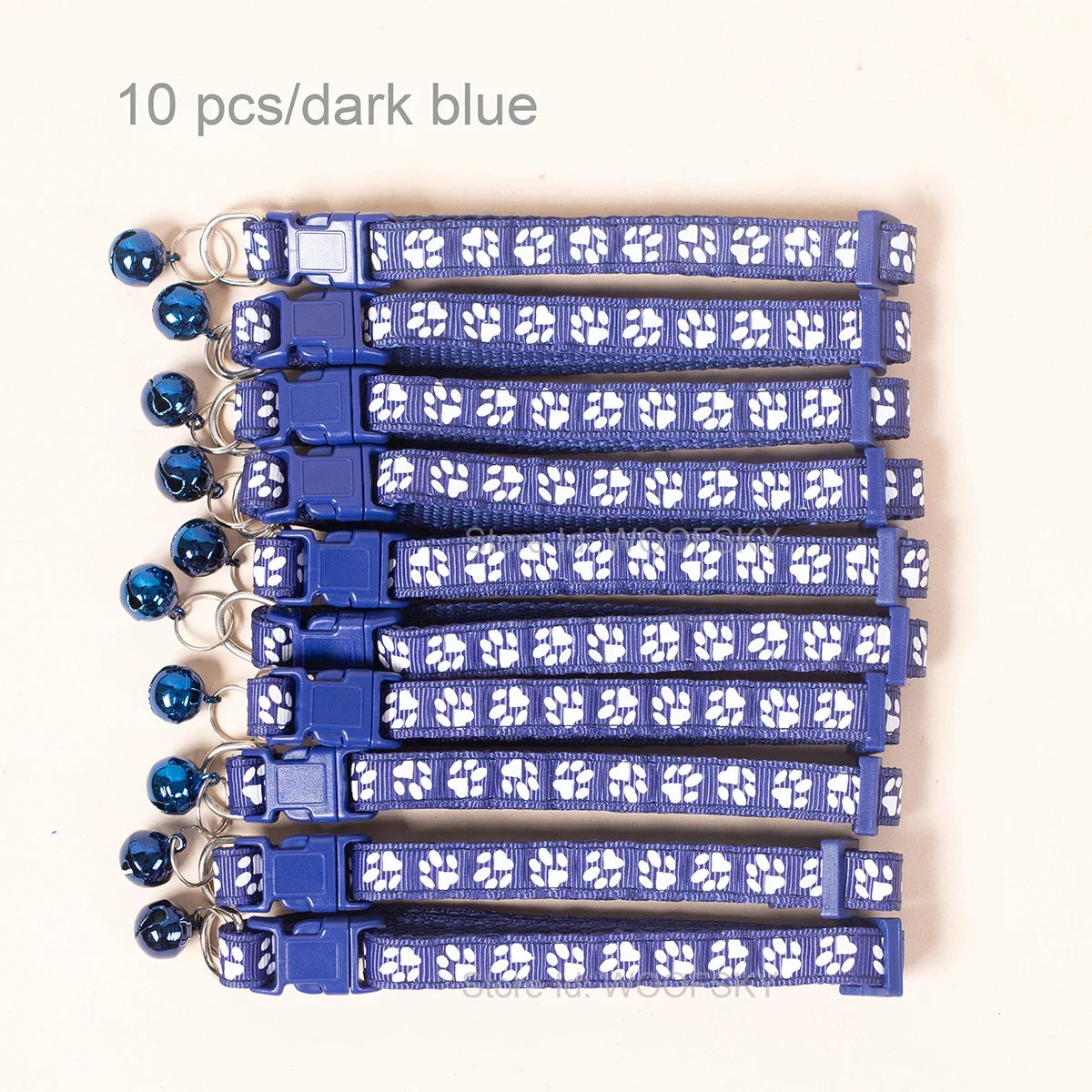 10pcs Colorful Pet Collars with Bell 23 - MyPetDollar.com