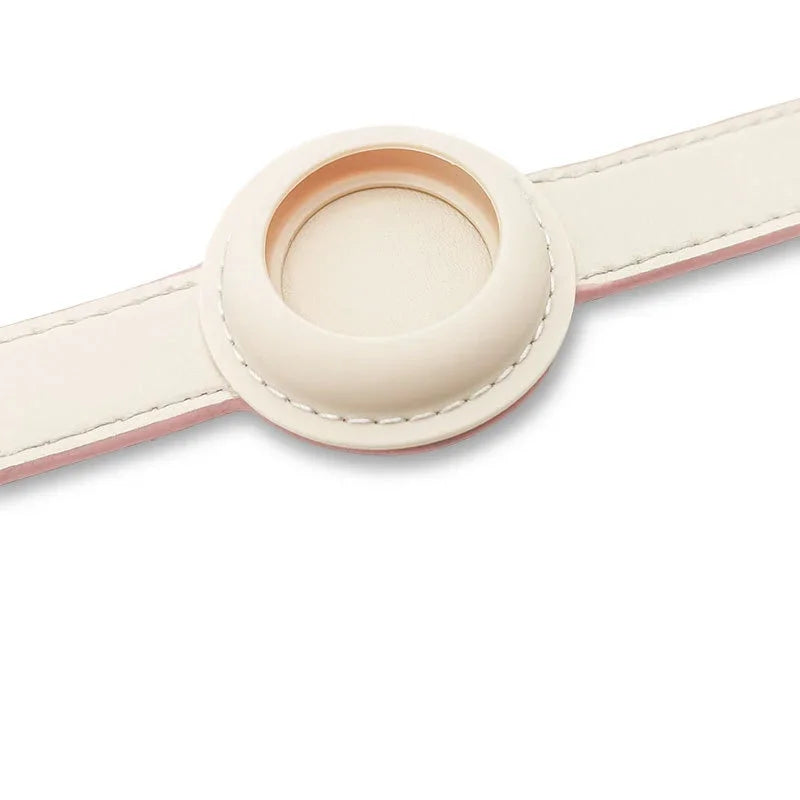 Leather AirTag Cat Collar-Non Breakaway - MyPetDollar.com