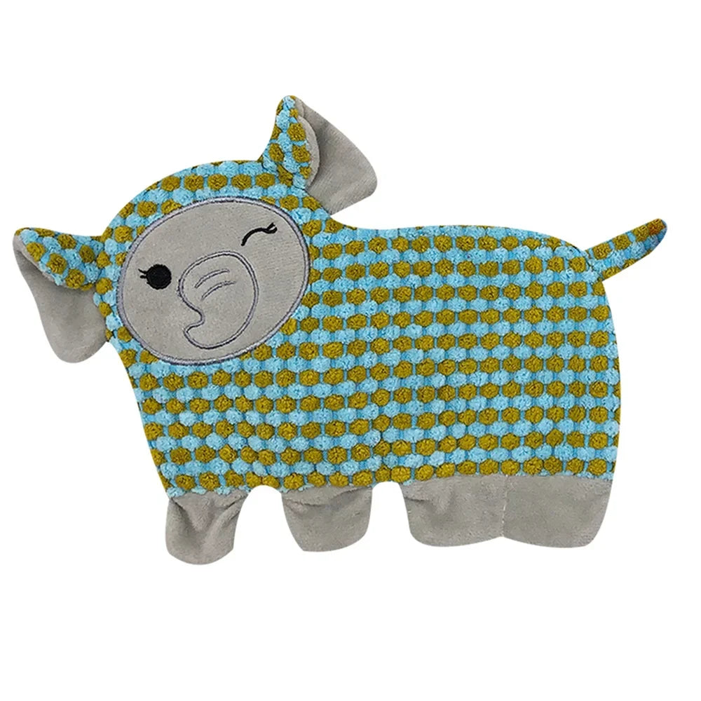 Plush Animal Squeak Dog Plaything for Sound Clean Teeth Interactive