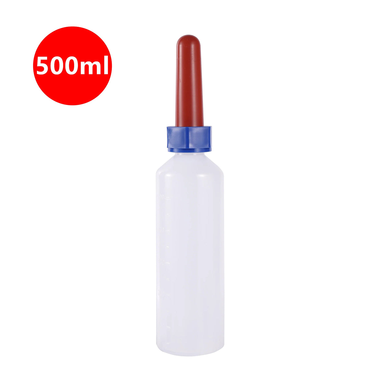 Silicone Veterinary Feeding Bottle 400 500ml Capacity Calf Food Feeder