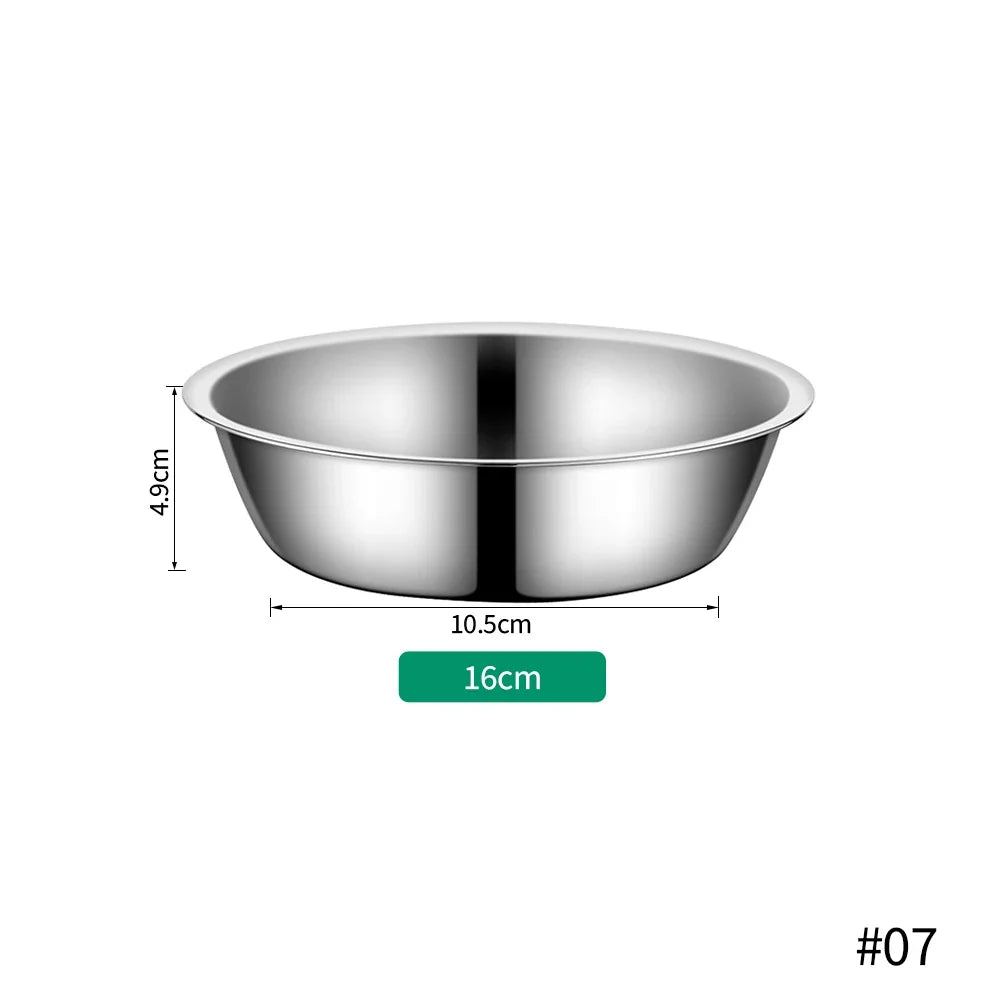Large Capacity Dog Dish Stainless Steel Pet Feeding, Durable