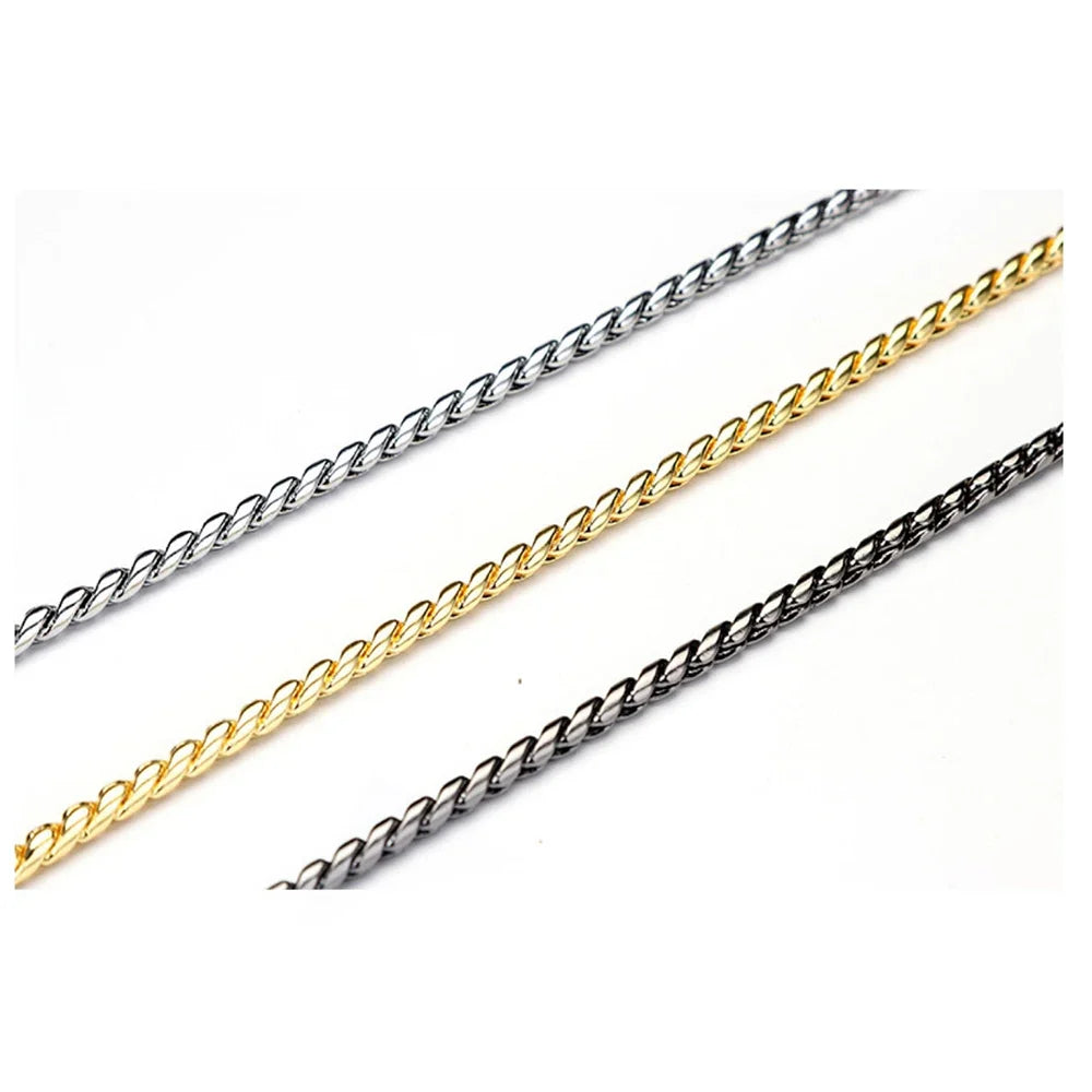 Snake Chain Dog Choke Collar Stainless Steel - MyPetDollar.com